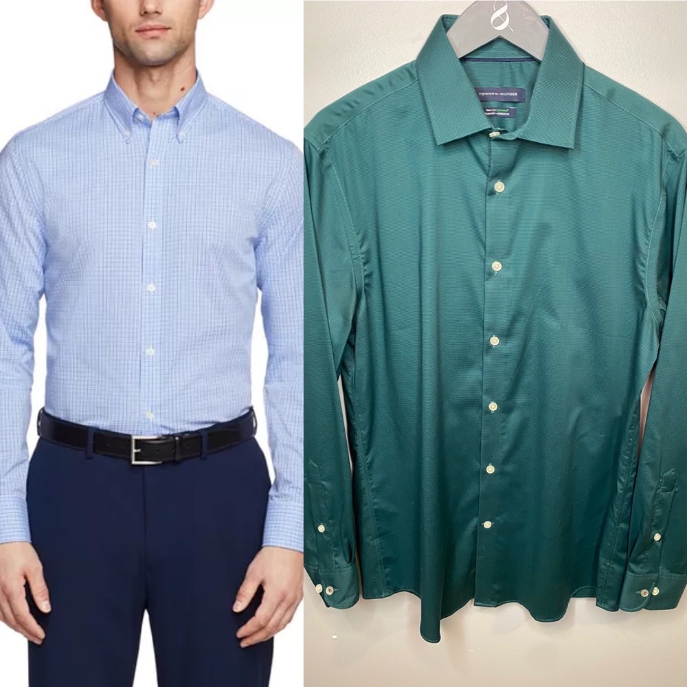 Tommy Hilfiger Flex Slim Fit Button Down.